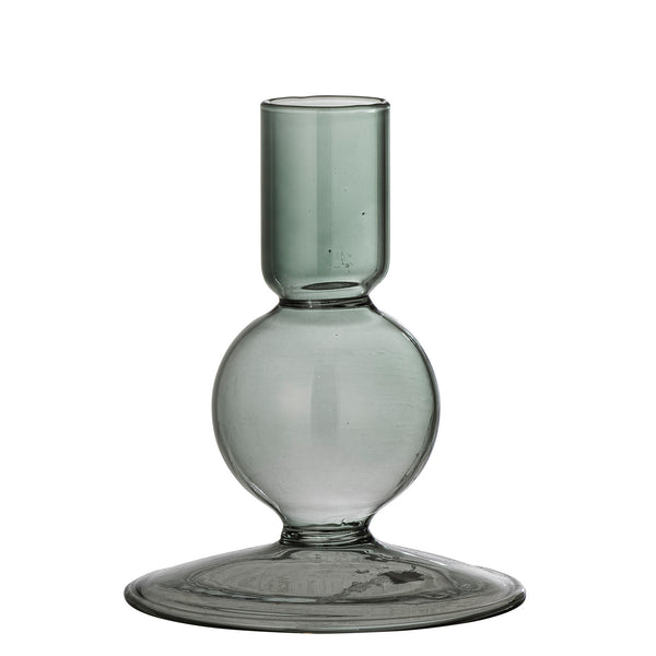Rodwell and Astor - ISSE Green Glass Candlestick 