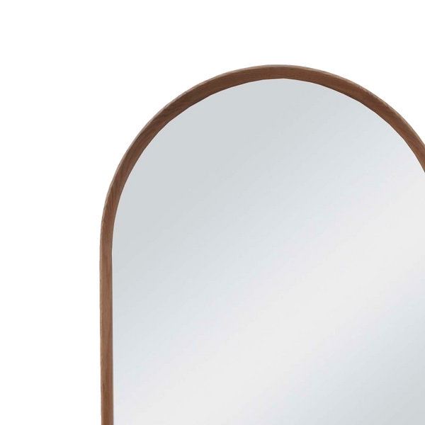 Ingrid Arched Oak Floor Mirror