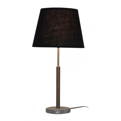 Jenkins Table Lamp - Black Linen Shade