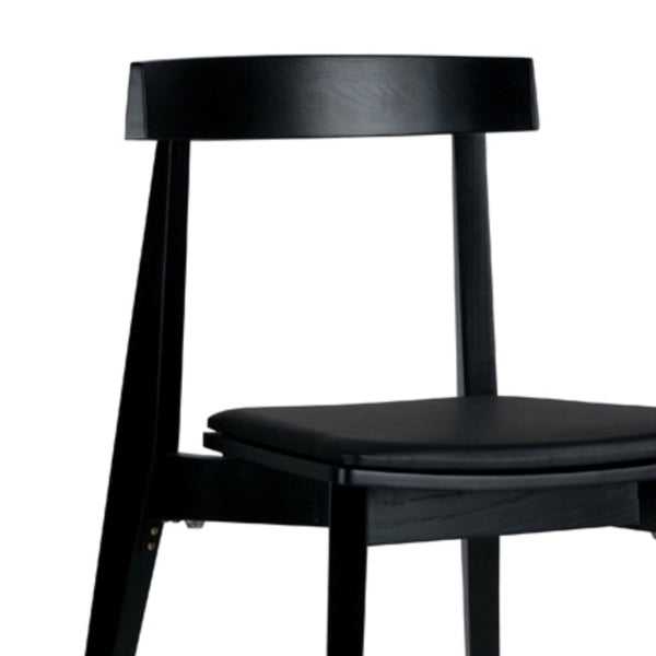 Kobe Dining Chair - Black - Seat Pad
