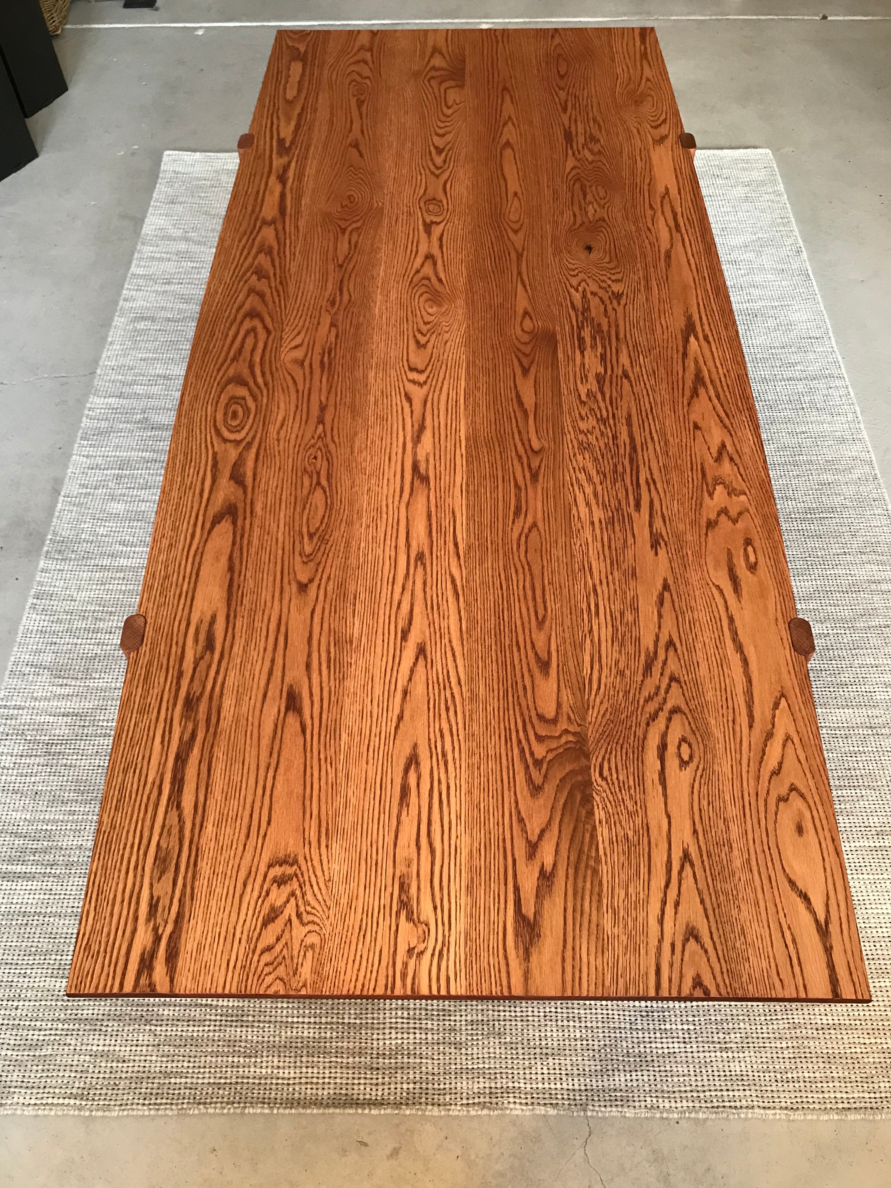 Leonard Dining Table - Australian Red Ochre