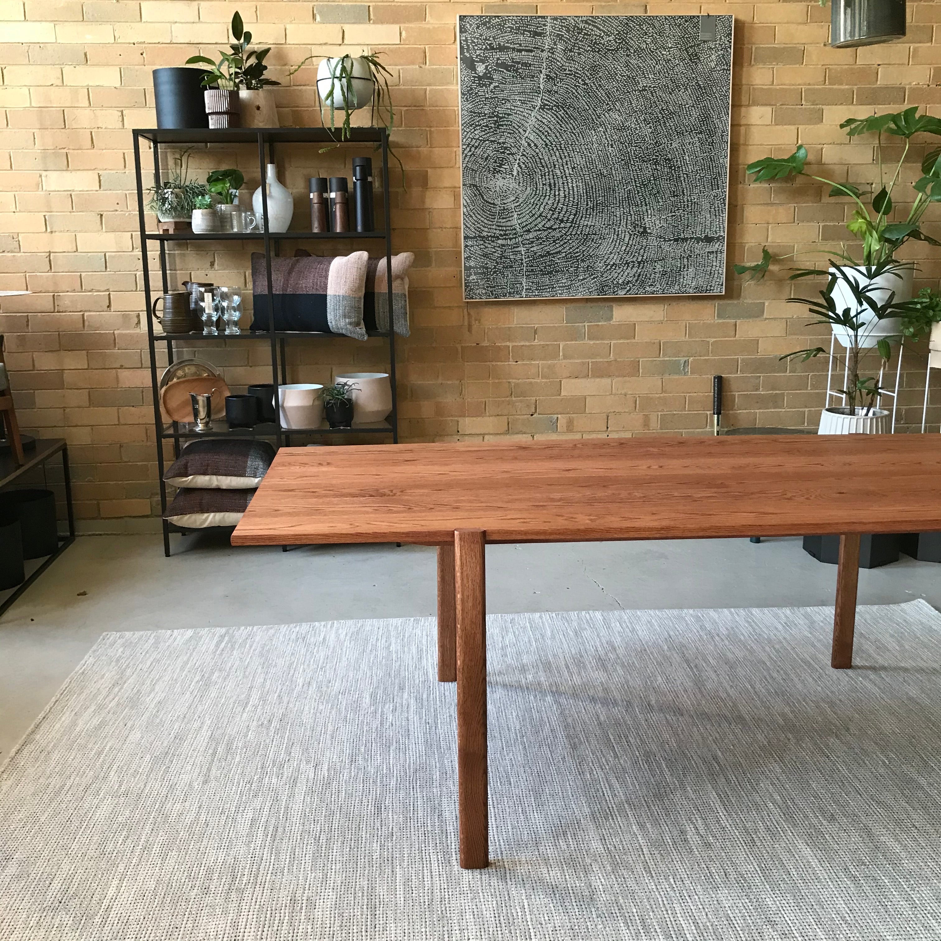 Leonard Dining Table - Australian Red Ochre