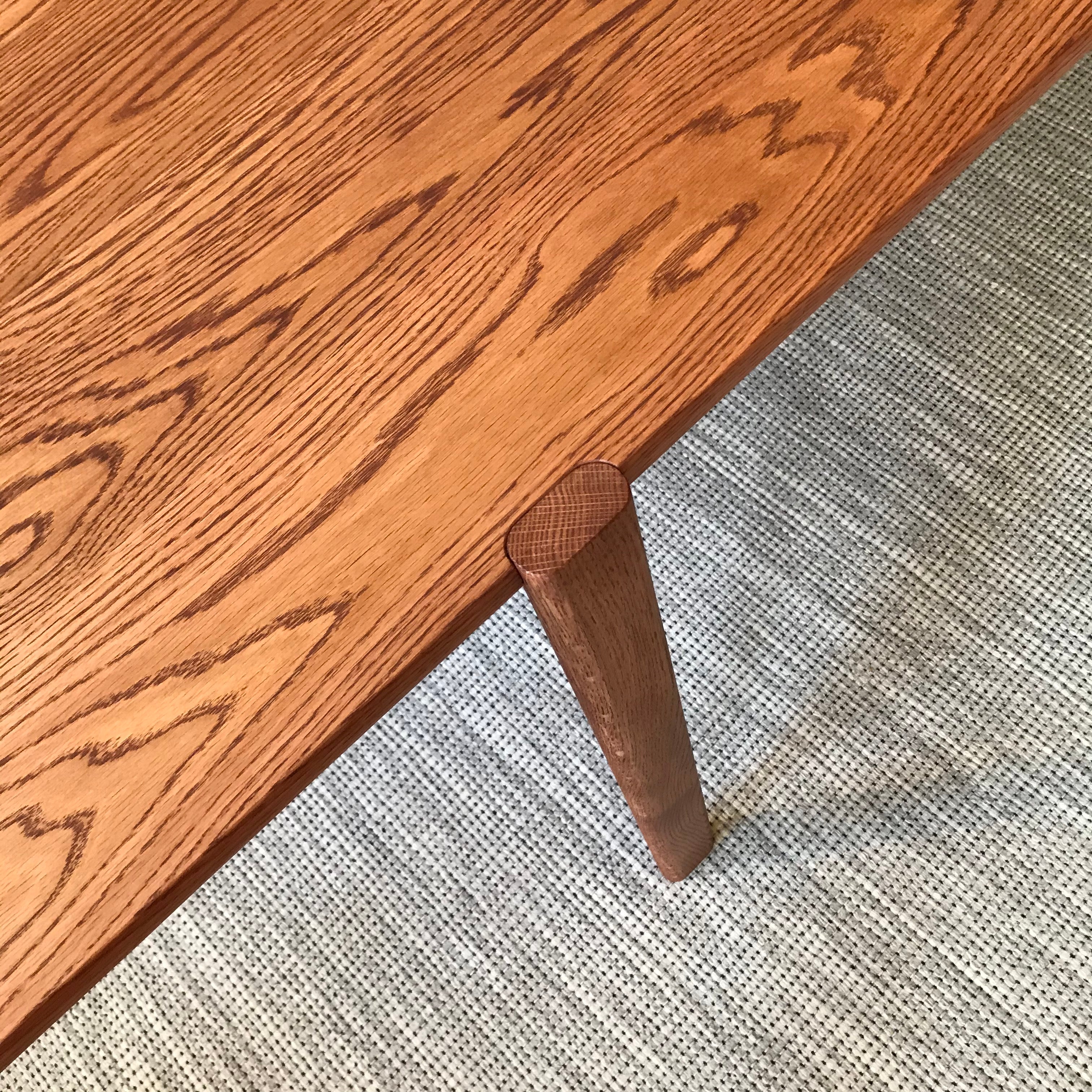 Leonard Dining Table - Australian Red Ochre