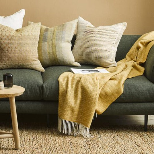 MULBERI Littano Merino Wool Throw - Ginger