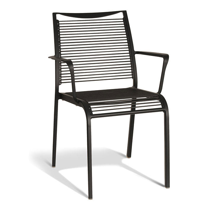 Lorne Outdoor Arm Chair - Black