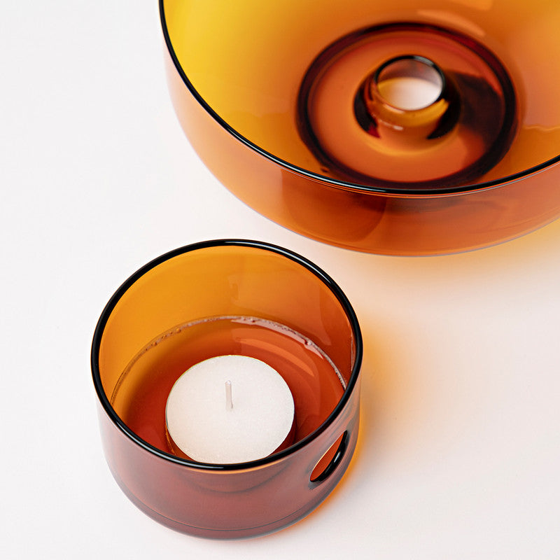 Rodwell and Astor - Glass Oil Burner - Amber