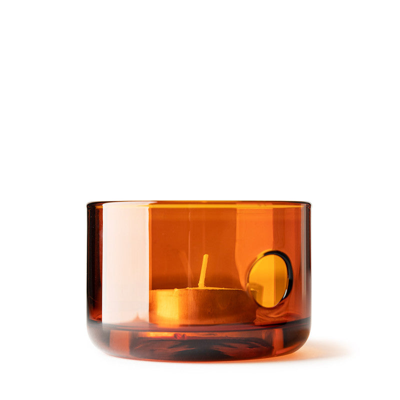 Glass Oil Burner - Amber