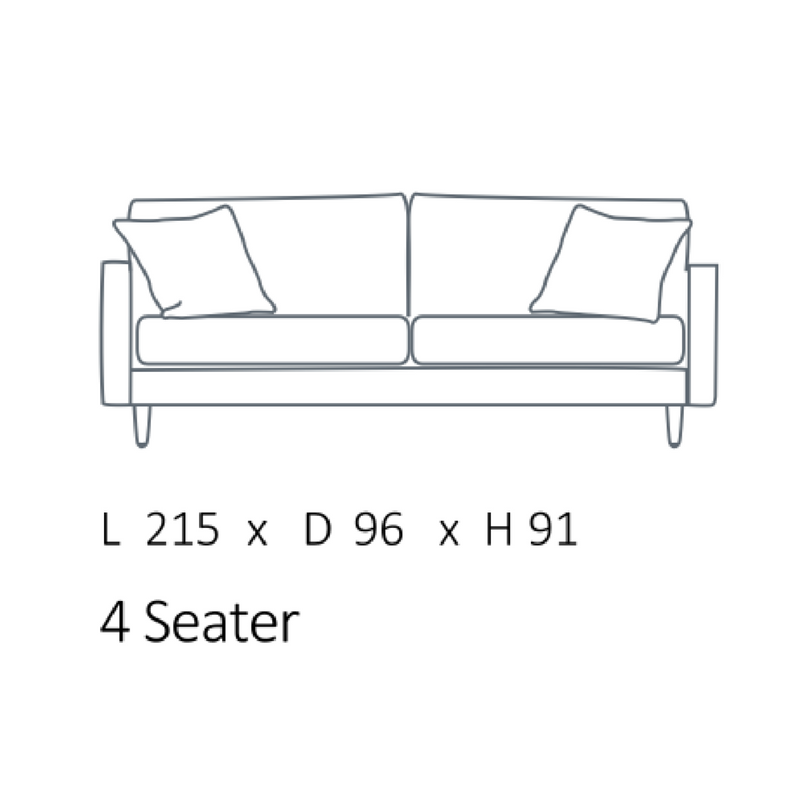 MOLMIC Ally Sofa - 4 Seater