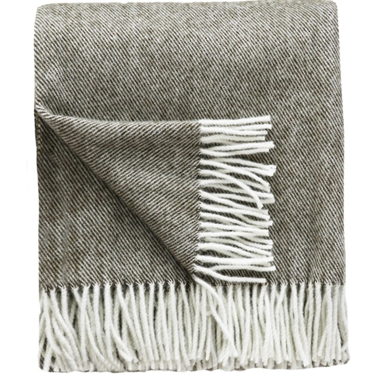 MULBERI Martinborough Wool Throw - Olive 150 x 180