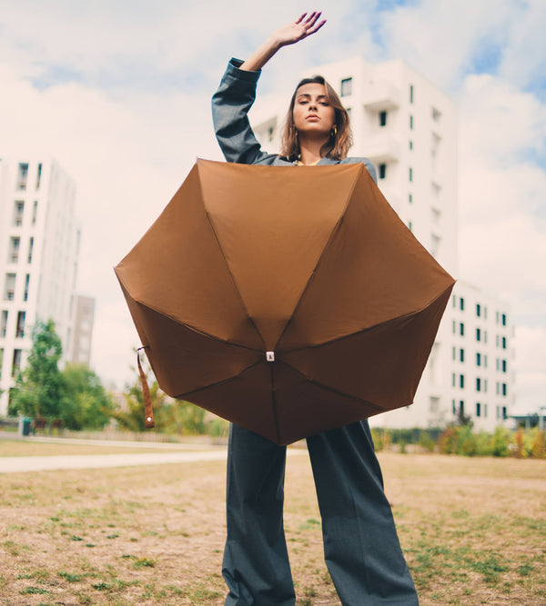 Rodwell and Astor ANATOLE Augustine Micro-umbrella - Caramel