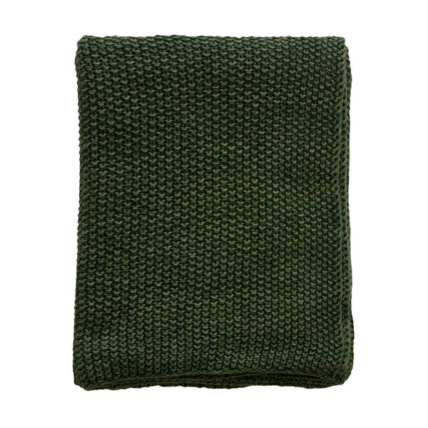 BAYA Milford Moss Stitch Throw - Spruce