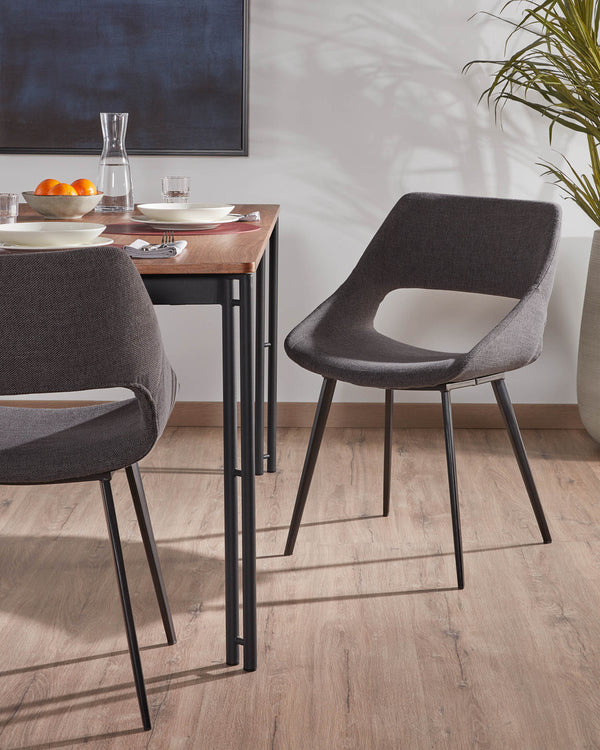 Rodwell and Astor - Preston Chair- dark grey