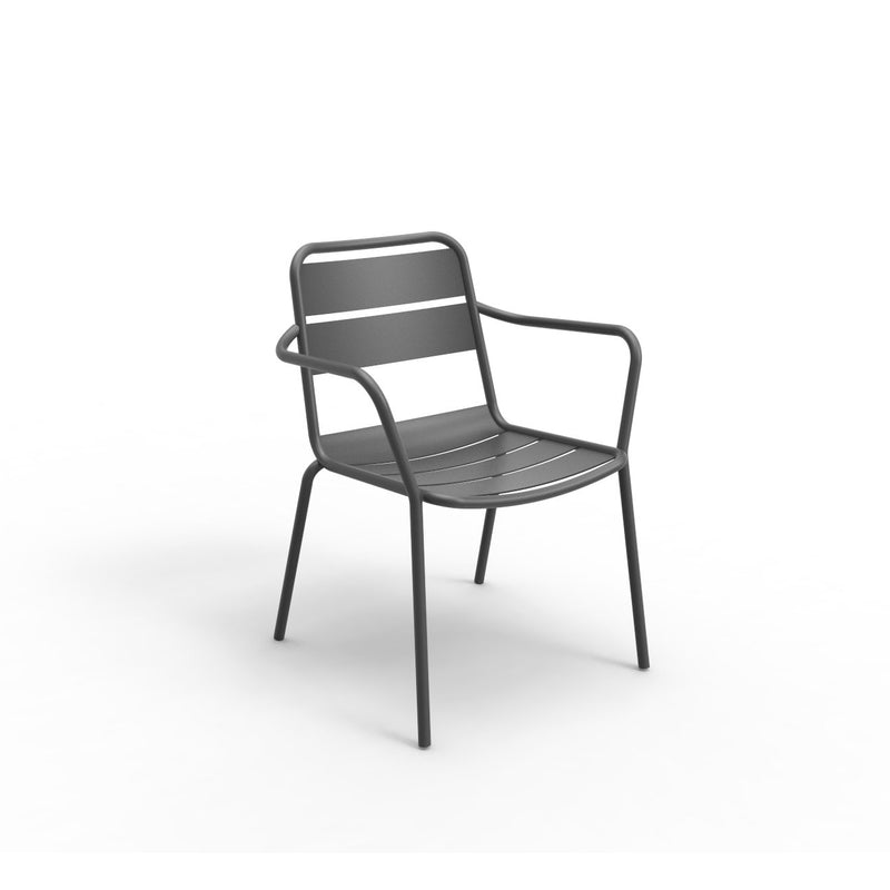 Sprout Outdoor Dining Chair - Armchair Anthracite