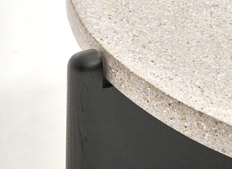 Rodwell and Astor - SKETCH Native Coffee Table - Grey Terrazzo & Black