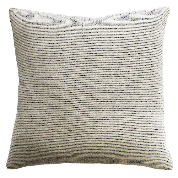 MULBERI Sandridge Cushion - Linen/Black 50 x 50cm