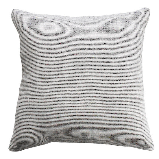 MULBERI Sandridge Cushion - Off White & Lead 50 x 50cm