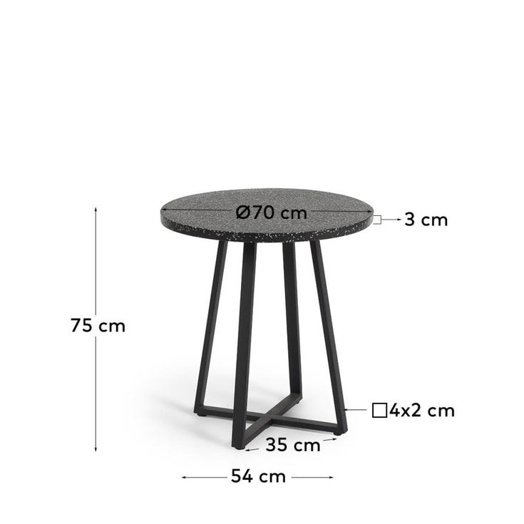Theo Round Table - Terrazzo Top Rodwell and Astor