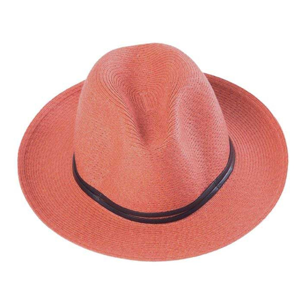 Travaux en Cours - Borsalino Hat - Leather Strap - Terracotta Rodwell and Astor