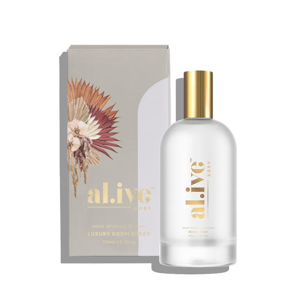 AL.IVE Sweet Dewberry & Clove Room Spray Rodwell and Astor 