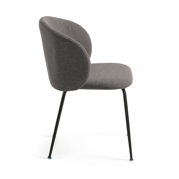 Yarra Dining Chair - Charcoal Tweed Rodwell and Astor