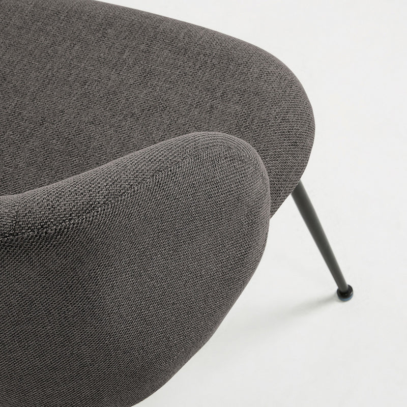Yarra Dining Chair - Charcoal Tweed Rodwell and Astor