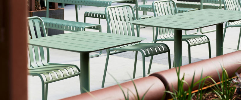 Agora Outdoor Cafe Table - Reseda Green
