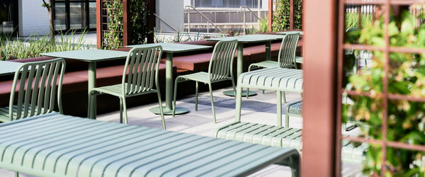 Agora Outdoor Table - Reseda Green