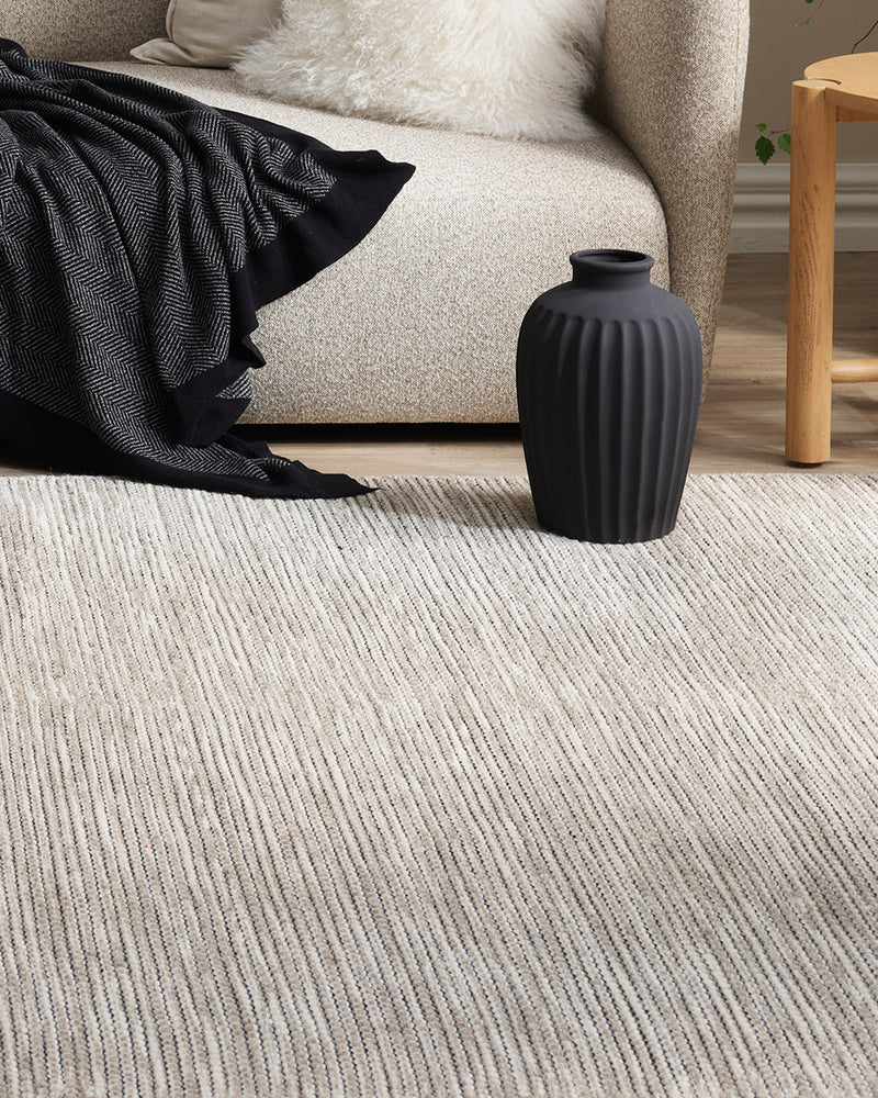 Abbas Wool Flat-weave Rug - Sandstone