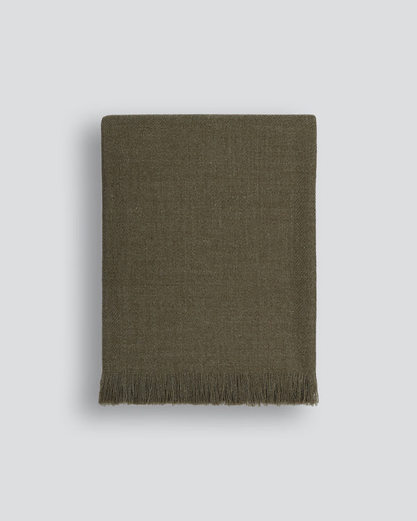 Altona Wool Throw - Mangrove BAYA Brunswick Rodwell and Astor