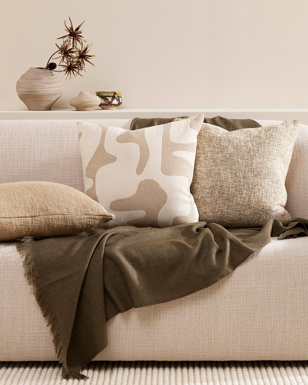 Altona Wool Throw - Mangrove BAYA Brunswick Rodwell and Astor