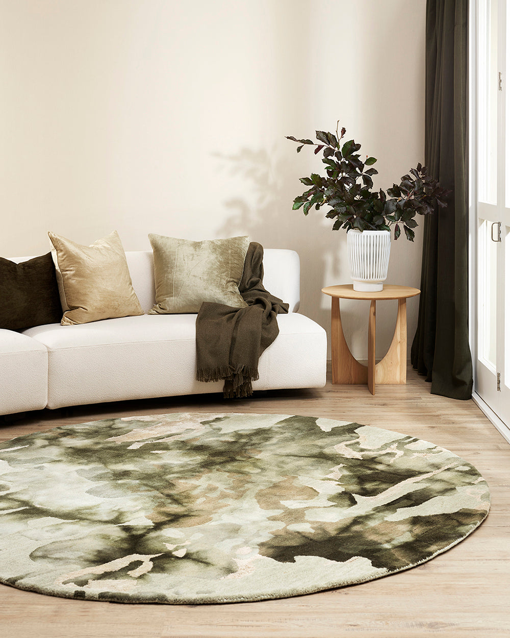 Altona Wool Throw - Mangrove BAYA Brunswick Rodwell and Astor