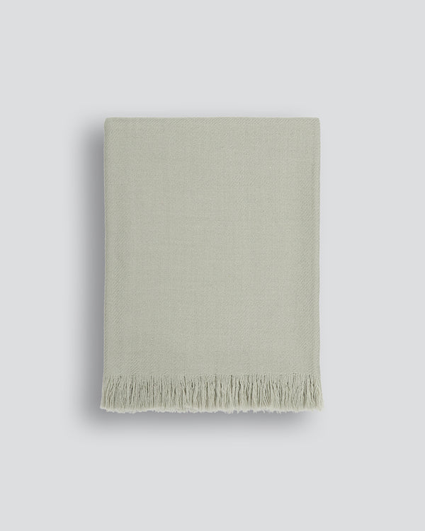 Altona Wool Throw - Sage - BAYA Rodwell and Astor