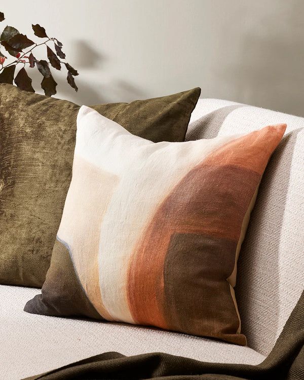 Amelie Cushion - 50 x 50cm BAYA Linen Cotton Cushion Rodwell and Astor Modern Eclectic Style Brunswick Melbourne