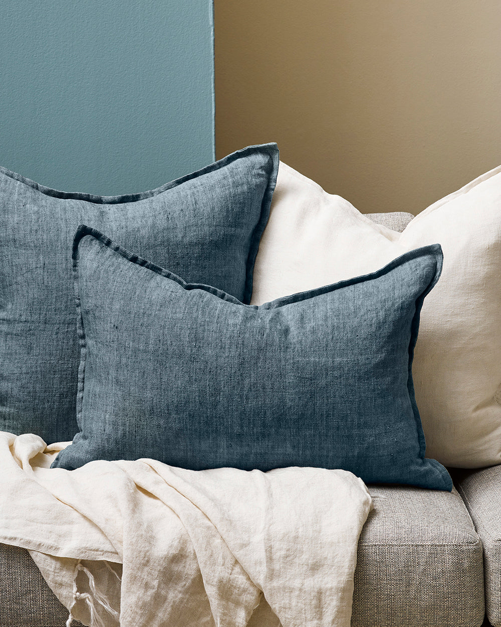 BAYA Arcadia Cushion - Cloudburst 40 x 60cm