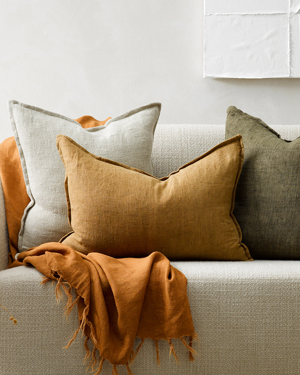 BAYA Arcadia Cushion - Cumin 40 x 60cm
