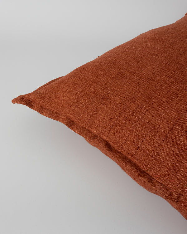 BAYA Arcadia Cushion - Red Leather - 40cmx60cm