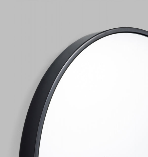 MIDDLE OF NOWHERE Bella Round Mirror - Black