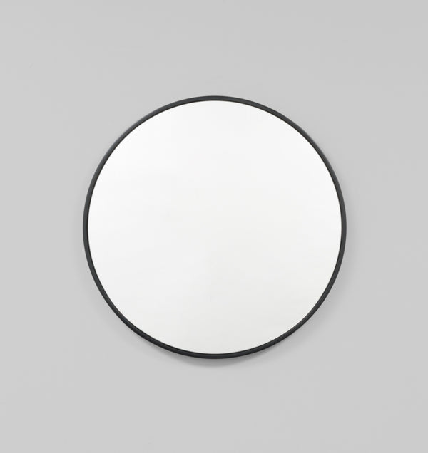 MIDDLE OF NOWHERE Bella Round Mirror - Black