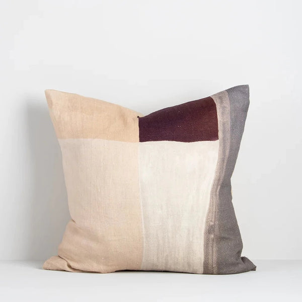 BAYA Linen Cotton Benny Cushion - 50 x 50cm Rodwell and Astor Modern Eclectic Style