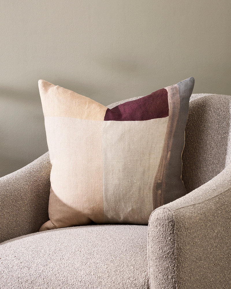 BAYA Linen Cotton Benny Cushion - 50 x 50cm Rodwell and Astor Modern Eclectic Style