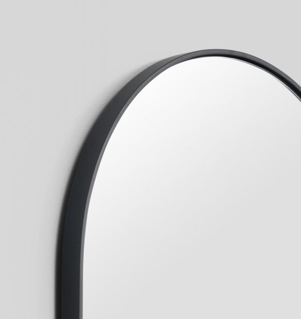 MIDDLE OF NOWHERE Bjorn Oval Large Mirror Black