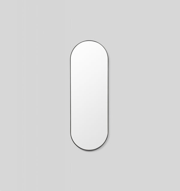 MIDDLE OF NOWHERE Bjorn Oval Large Mirror Black