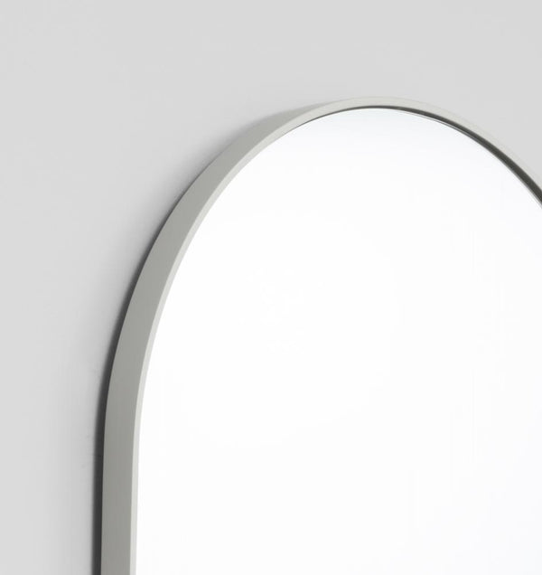 MIDDLE OF NOWHERE Bjorn Oval Large Mirror - Dove