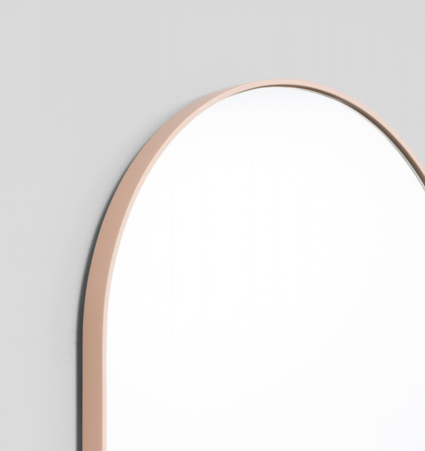MIDDLE OF NOWHERE Bjorn Oval Large Mirror - Powder
