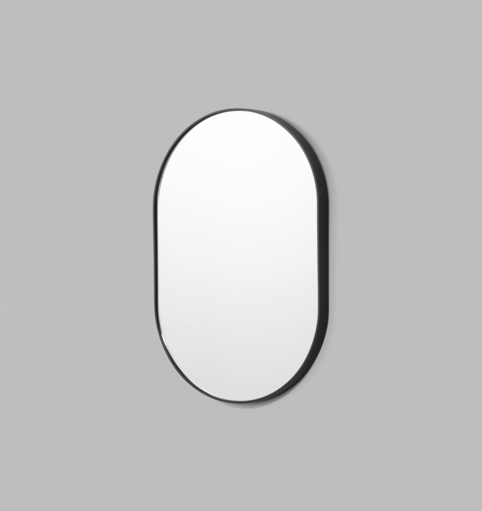 Bjorn Oval Mirror - Black - 3 Sizes