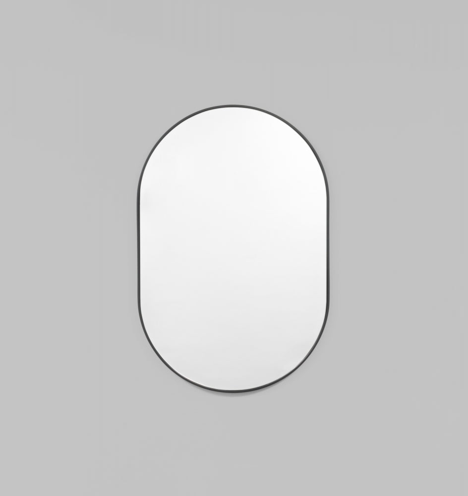 Bjorn Oval Mirror - Black - 3 Sizes