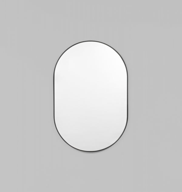 MIDDLE OF NOWHERE Bjorn Oval Mirror - Black