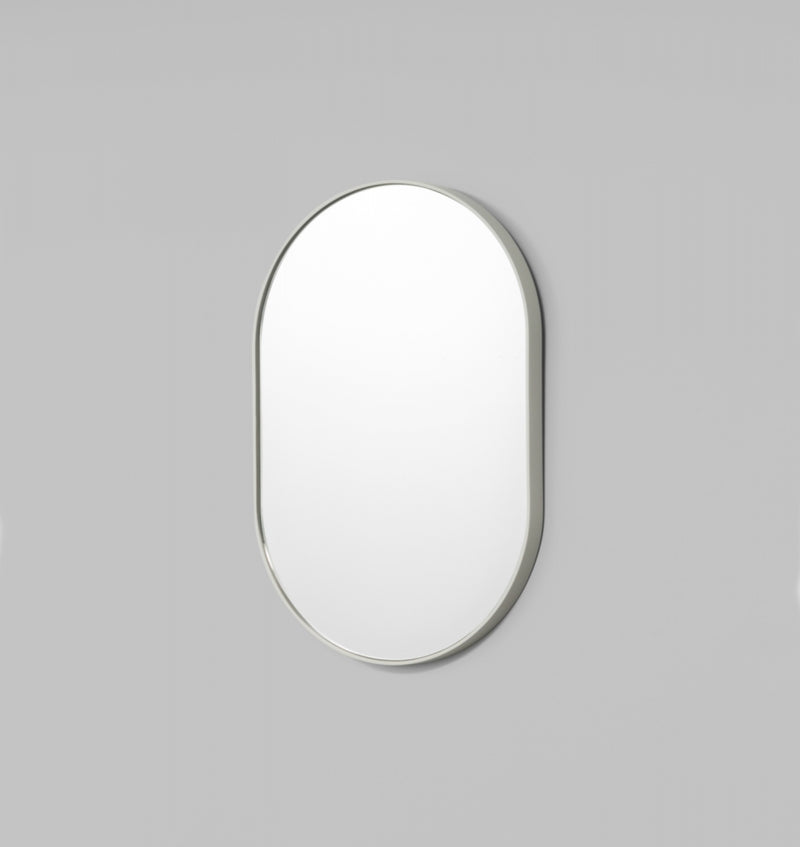 Bjorn Oval Mirror - Dove - 3 Sizes Available