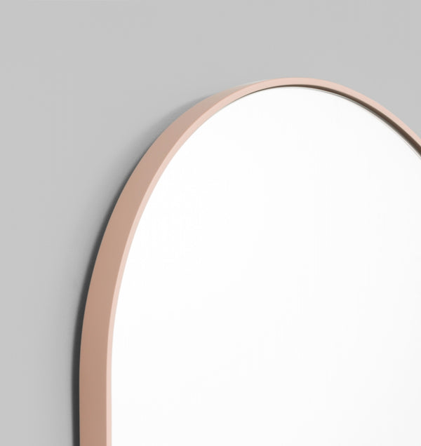 Bjorn Oval Mirror - Powder