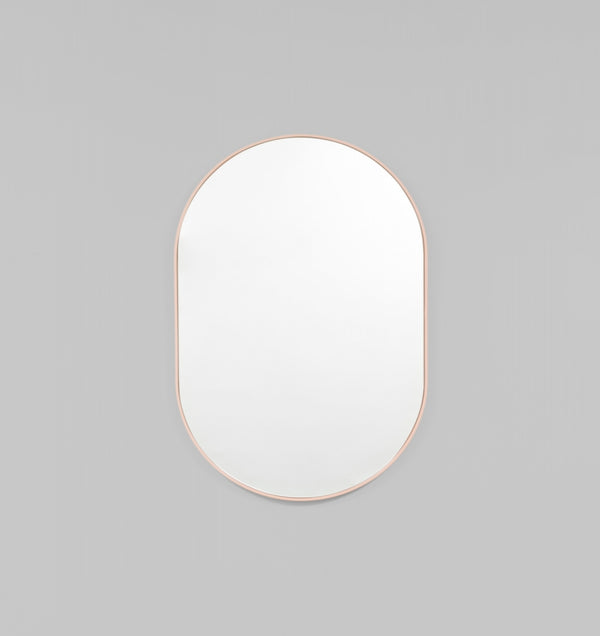 Bjorn Oval Mirror - Powder